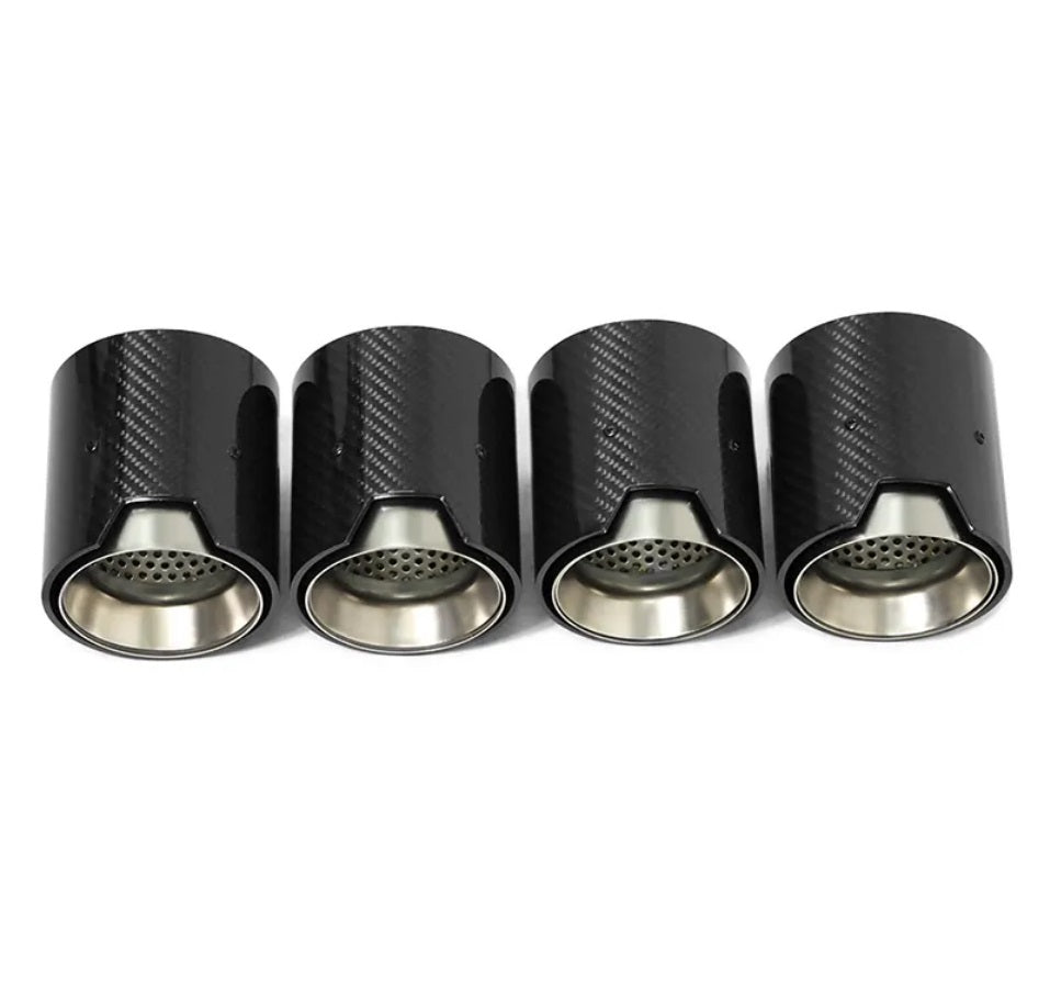 KOŃCÓWKA WYDECHU 60-63MM 92MM 105MM CARBON SREBRNE do BMW