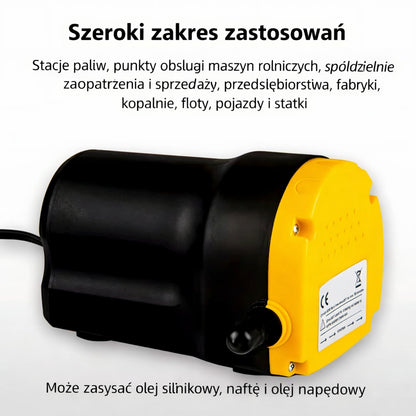 Pompa pompka do oleju paliwa olejowa 12V 60W uniwersalna do akumulatora