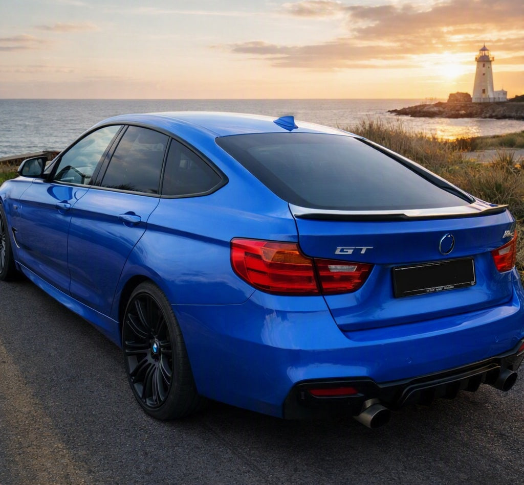DYFUZOR SPOILER BMW F34 GT CZARNY POŁYSK 335 340 M O--O 1R 1L Mpakiet
