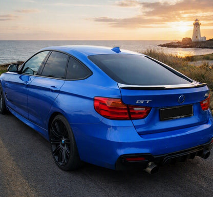 DYFUZOR SPOILER BMW F34 GT CZARNY POŁYSK 335 340 M O--O 1R 1L Mpakiet