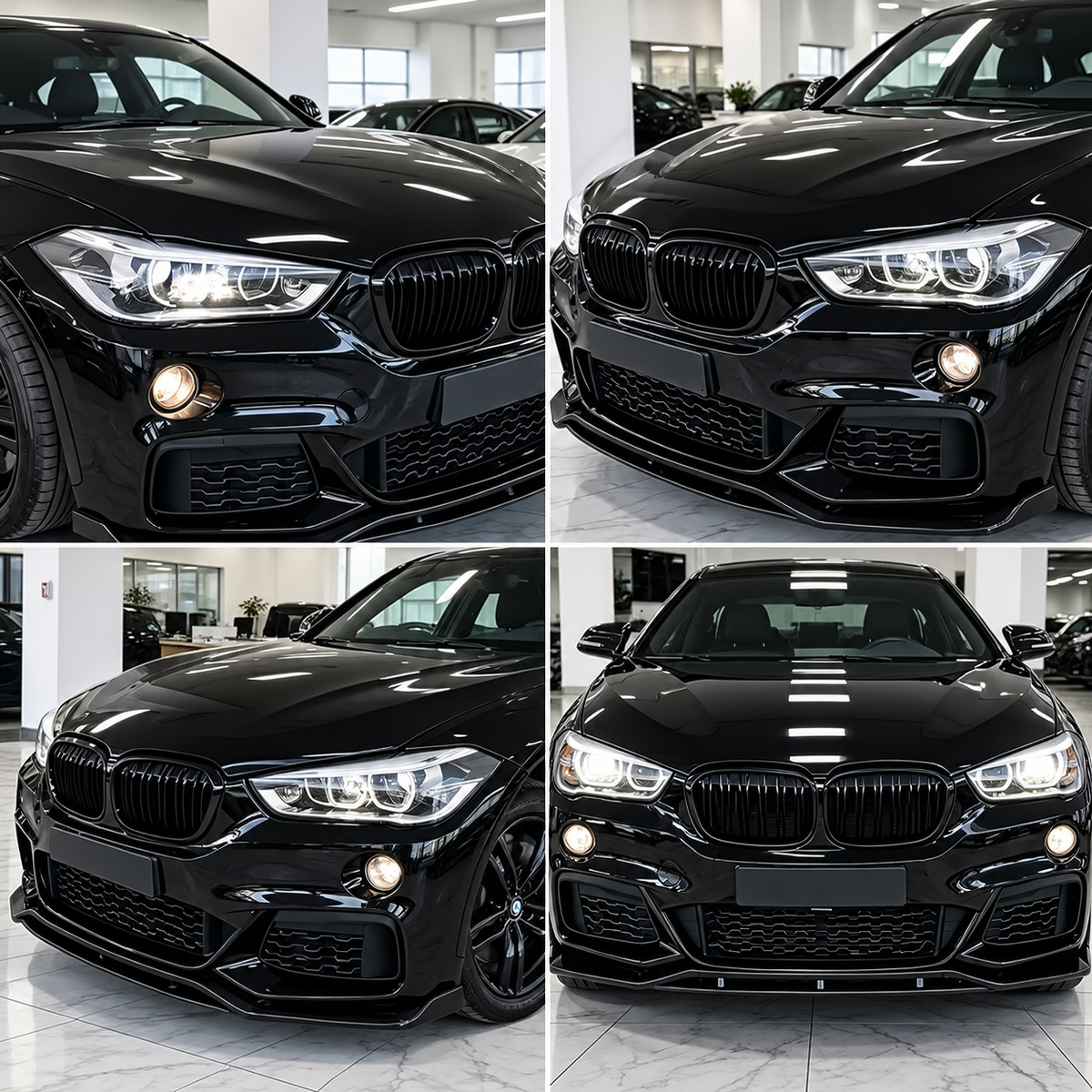 DOKŁADKA splitter przód BMW X1 F48 MP 2015-2019 prelci