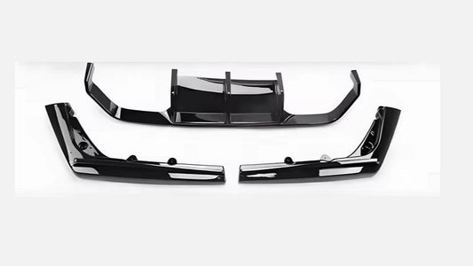 DYFUZOR SPOILER BMW M3 M4 F80 F82 F83 CZARNY POŁYSK dokładka zderzaka