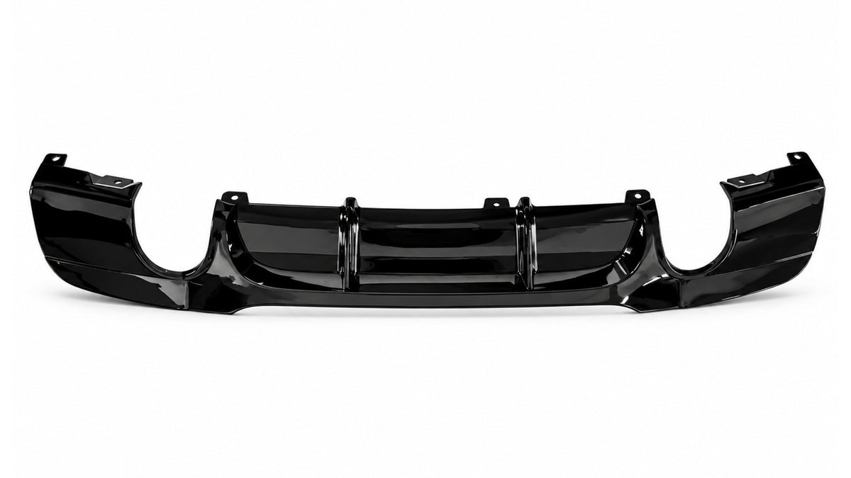 Dyfuzor do BMW E90 E91 seria 3 NA 2 POJEDYNCZE RURY dokładka tył TYLNA spoiler