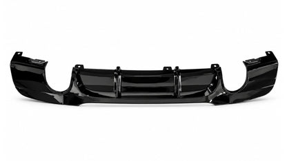 Dyfuzor do BMW E90 E91 seria 3 NA 2 POJEDYNCZE RURY dokładka tył TYLNA spoiler