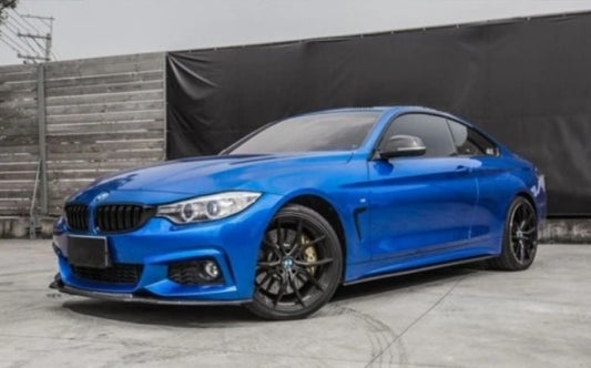Dokładki Progów do BMW F32 F33 F36 MPakiet Czarny połysk Listwy progowe na progi