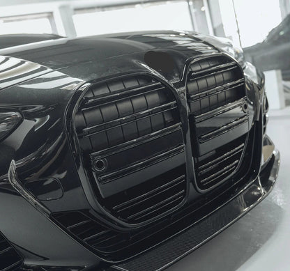 GRILL NERKI BMW G22 G23 Czarny Połysk Czarne PRZEDLIFT M PAKIET M4 ATRAPA