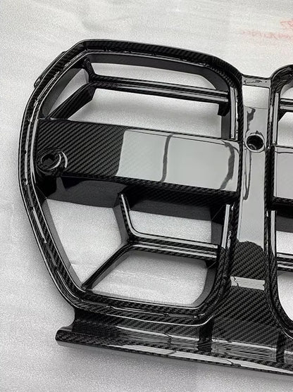 Nerki grill CARBON do BMW M3 M4 G80 G81 G82 G83 CSL bez ACC