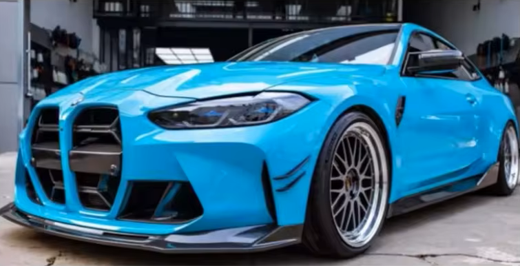 Nerki grill CARBON do BMW M3 M4 G80 G81 G82 G83 CSL bez ACC