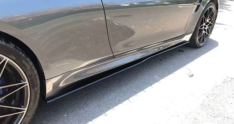 Dokładki progów do BMW M4 F82 F83 CZARNY 2013-2020 M3 F80 progi listwy PSM NAKŁADKI PROGOWE