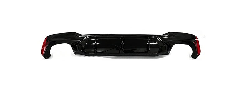 DYFUZOR SPOILER do BMW G30 G31 M5 STYLE COMPETITION 4R CZARNY POŁYSK