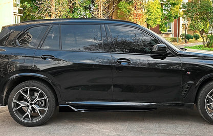 DOKŁADKI PROGOWE do BMW X5 G05 MPakiet 2018+ progi listwy progowe