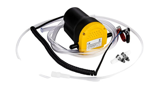 Pompa pompka do oleju paliwa olejowa 12V 60W uniwersalna do akumulatora