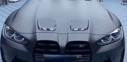 dokładka maski CARBON do BMW M3 M4 G80 G81G82 G83 na maske pokrywe włókno węglowe