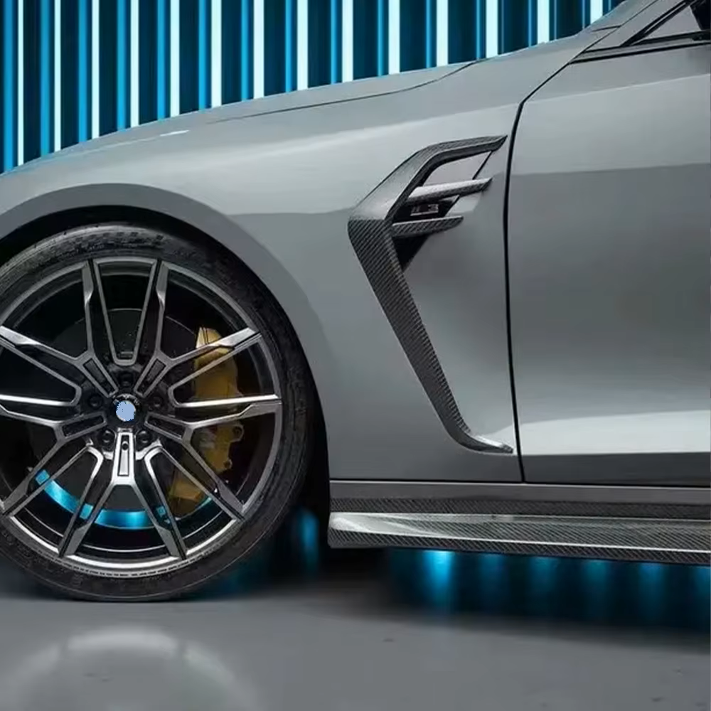 dokładki błotnika do BMW G80 G81 M3 CARBON włókno węglowe poszerzenia CM