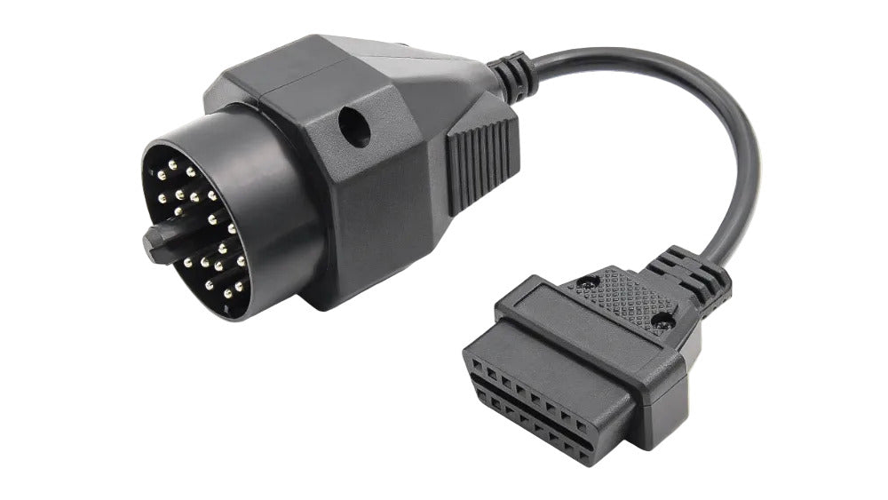 KABEL ADAPTER Przejściówka BMW 20 PIN - OBD2 E30 E32 E34 E36 E38 E39 E46