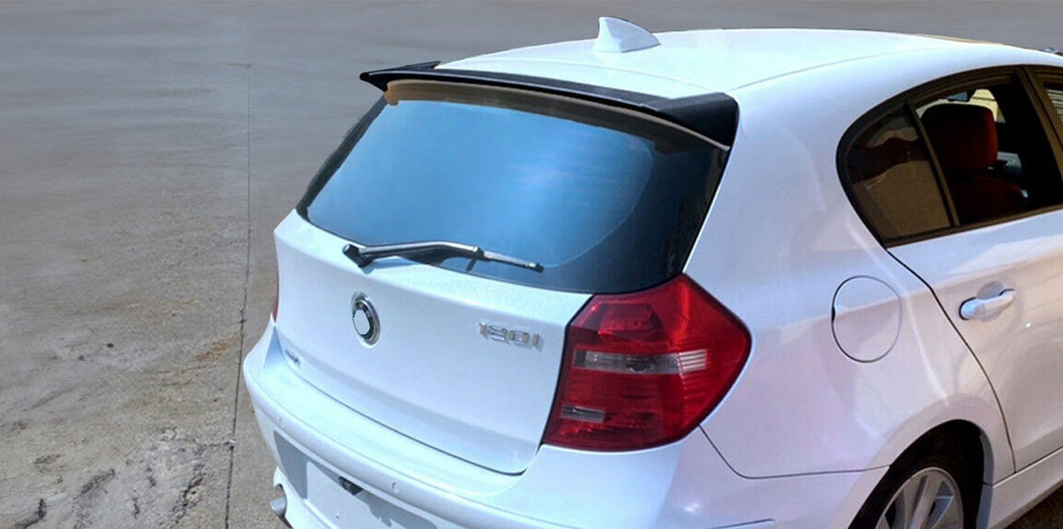 Spoiler dachowy do BMW E87 E81 czarny połysk lotka spojler klapy tylnej seria 1
