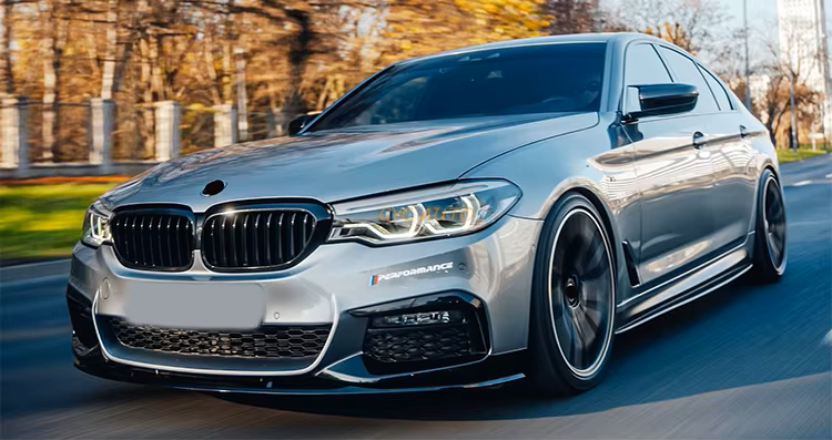 DOKŁADKA Spliter PRZÓD BMW 5 G30 G31 prelci 2017-2020 pełny spoiler przedni
