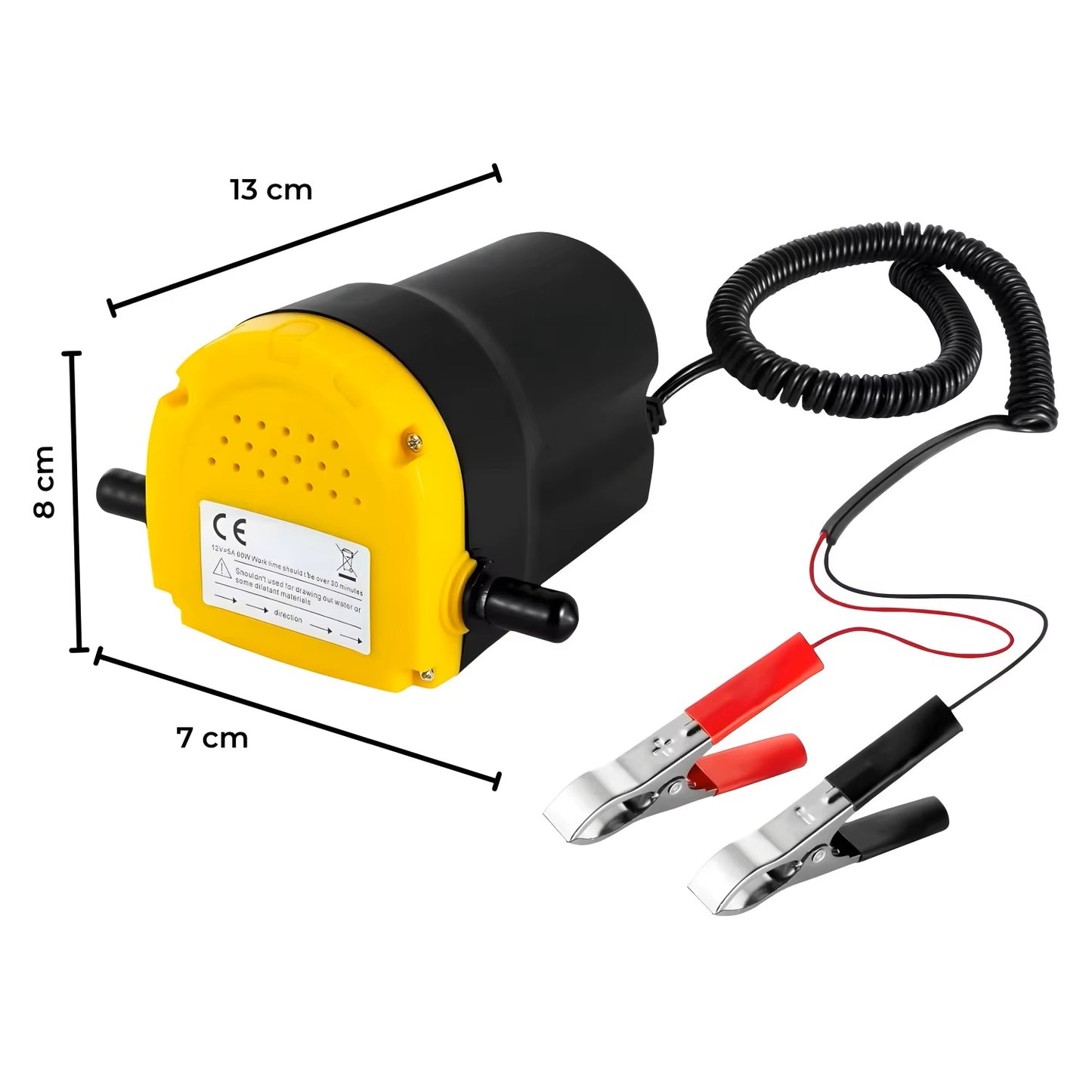 Pompa pompka do oleju paliwa olejowa 12V 60W uniwersalna do akumulatora