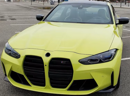 Wloty powietrza do BMW M3 M4 G80 G81 G82 G83 CZARNY POŁYSK DOKŁADKA ZDERZAK