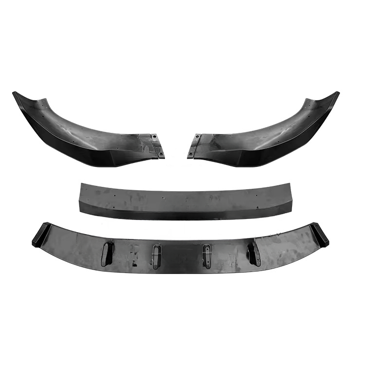 DOKŁADKA PRZÓD BMW G01 X3 2017-2021 przedni przednia SPLITTER spoiler czarny połysk