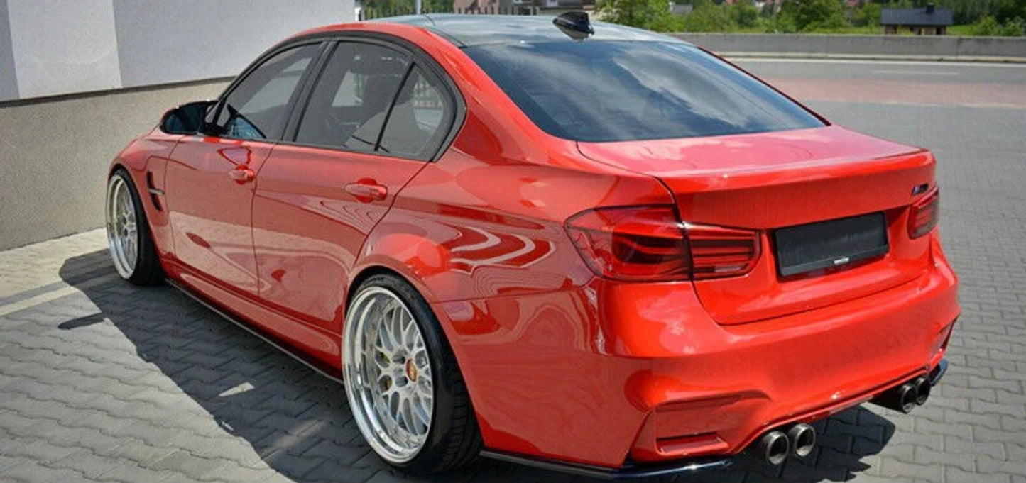 Dokładki progów do BMW M3 F80 CZARNY 2013-2020 progi listwy PSM NAKŁADKI PROGOWE
