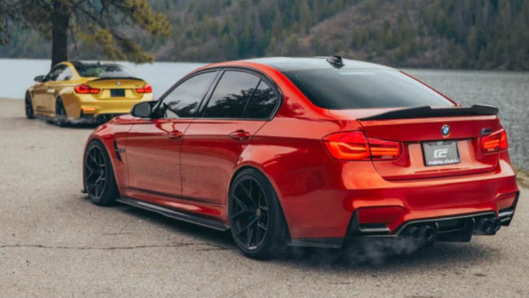 Dokładki progów do BMW M3 F80 CZARNY 2013-2020 progi listwy PSM NAKŁADKI PROGOWE