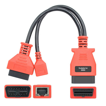 Adapter BAYPASS OBD2 Ethernet RJ45 do BMW seria F G kabel diagnostyczny