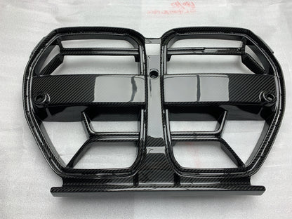 Nerki grill CARBON do BMW M3 M4 G80 G81 G82 G83 CSL bez ACC