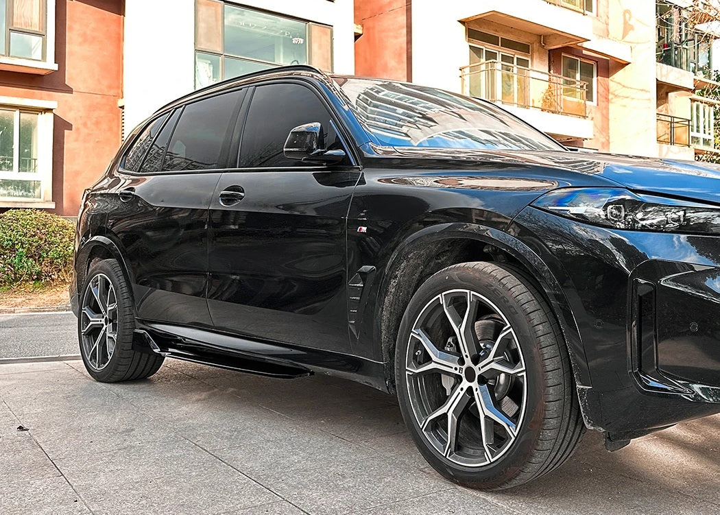 DOKŁADKI PROGOWE do BMW X5 G05 MPakiet 2018+ progi listwy progowe
