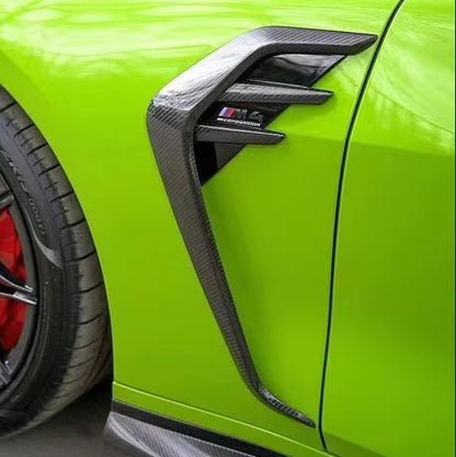 dokładki błotnika do BMW G80 G81 M3 CARBON włókno węglowe poszerzenia CM