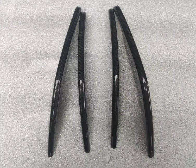 canards PRZÓD do BMW G80 G81 M3 CARBON włókno węglowe DOKŁADKI zderzaka
