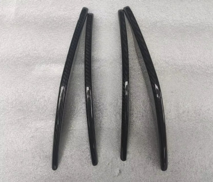 canards PRZÓD do BMW G80 G81 M3 CARBON włókno węglowe DOKŁADKI zderzaka