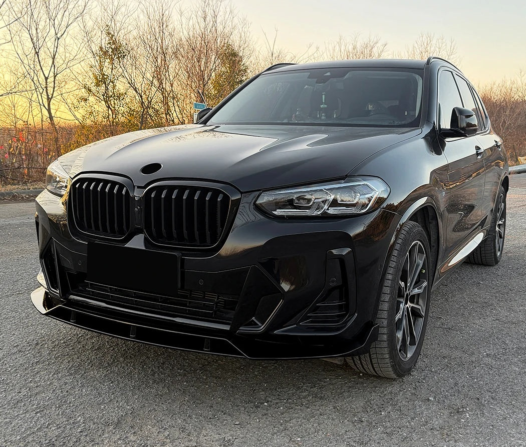 DOKŁADKA do BMW G01 G02 X3 X4 Lci LIFT 2021-2025 PRZÓD przedni SPLITER spoiler