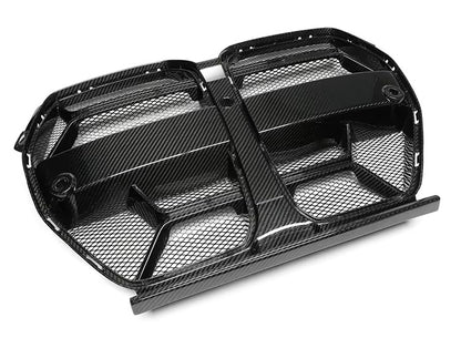 Nerki grill CARBON do BMW M3 M4 G80 G81 G82 G83 CSL standard + siatka ochronna