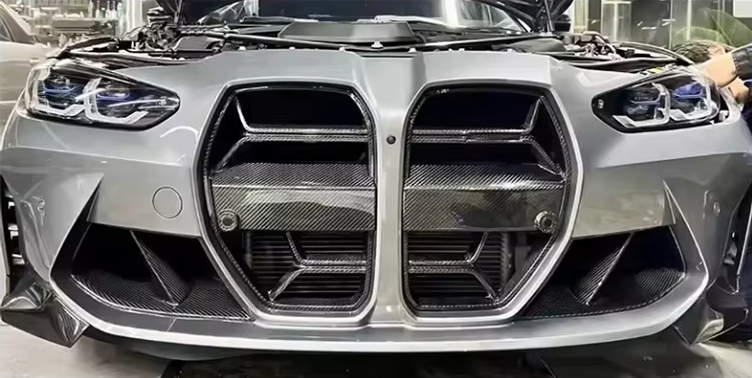 Nerki grill CARBON do BMW M3 M4 G80 G81 G82 G83 CSL bez ACC