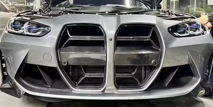 Nerki grill CARBON do BMW M3 M4 G80 G81 G82 G83 CSL bez ACC