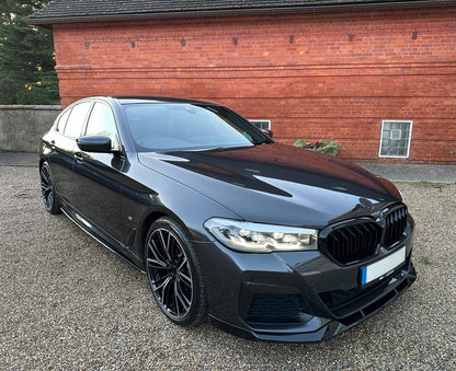 DOKŁADKA Splitter PRZÓD BMW 5 G30 G31 Lci 2020-2024 pełny spoiler przedni