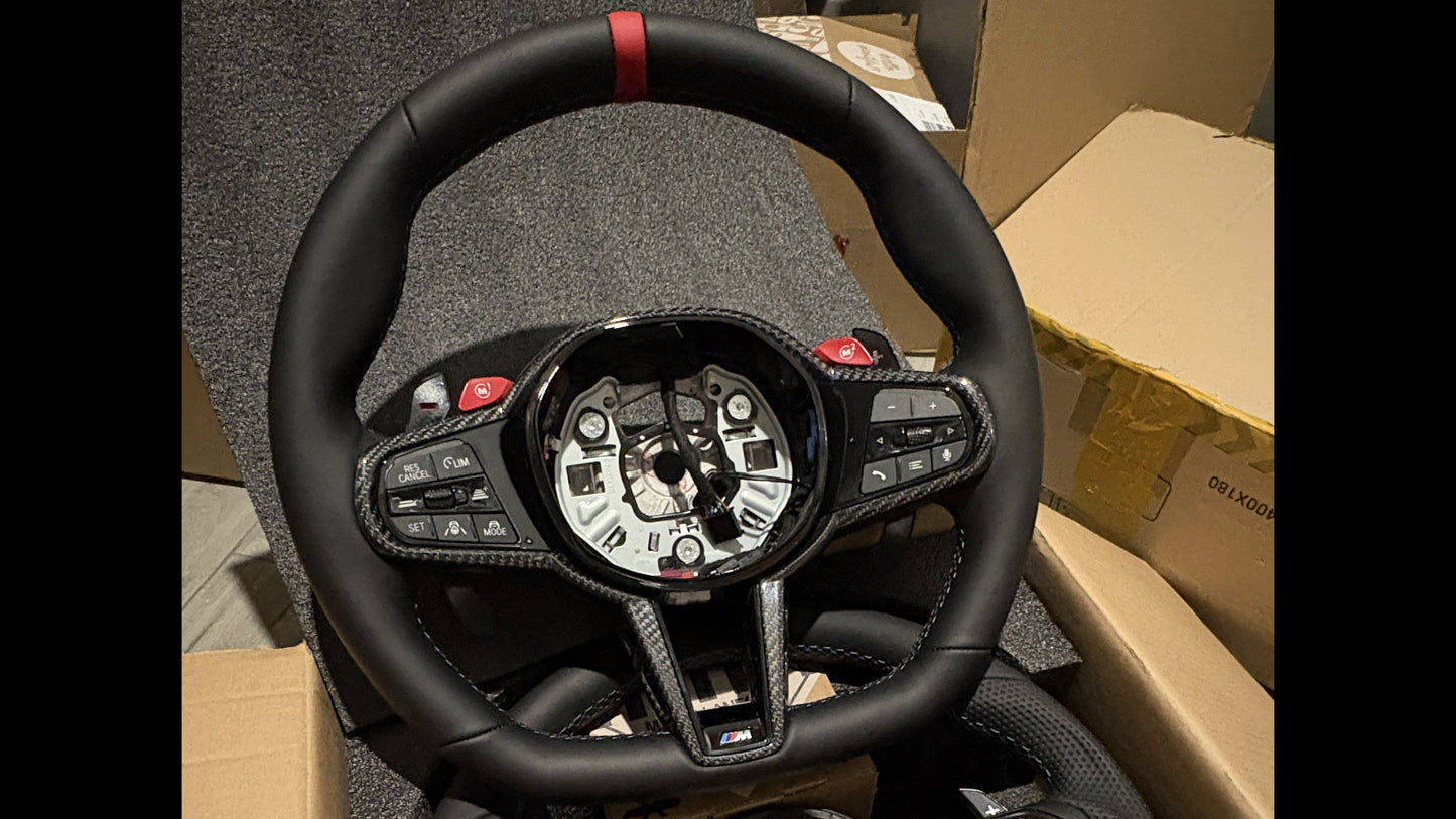 Sportowa kierownica M‑Pakiet do BMW seria G G20 G21 G22 G23 G80 G81 G82 G83 G01 G15 G02 G87 G42M2 M3 M4
