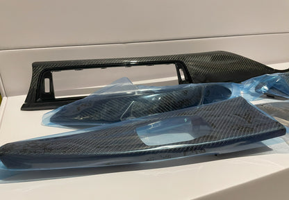 DEKORY CARBON do BMW F30/31/32/33 M3/4 LISTWY OZDOBNE WEWNĘTRZNE LISTWY 7elem.