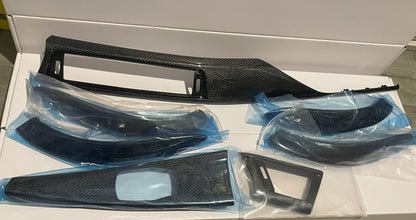 DEKORY CARBON do BMW F30/31/32/33 M3/4 LISTWY OZDOBNE WEWNĘTRZNE LISTWY 7elem.