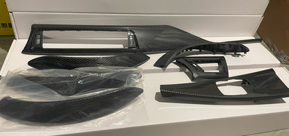 DEKORY CARBON look do BMW F30/31/32/36 M3/4 LISTWY OZDOBNE WEWNĘTRZNE 7element