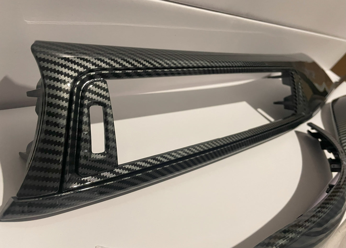 DEKORY CARBON look do BMW F30/31/32/36 M3/4 LISTWY OZDOBNE WEWNĘTRZNE 7element