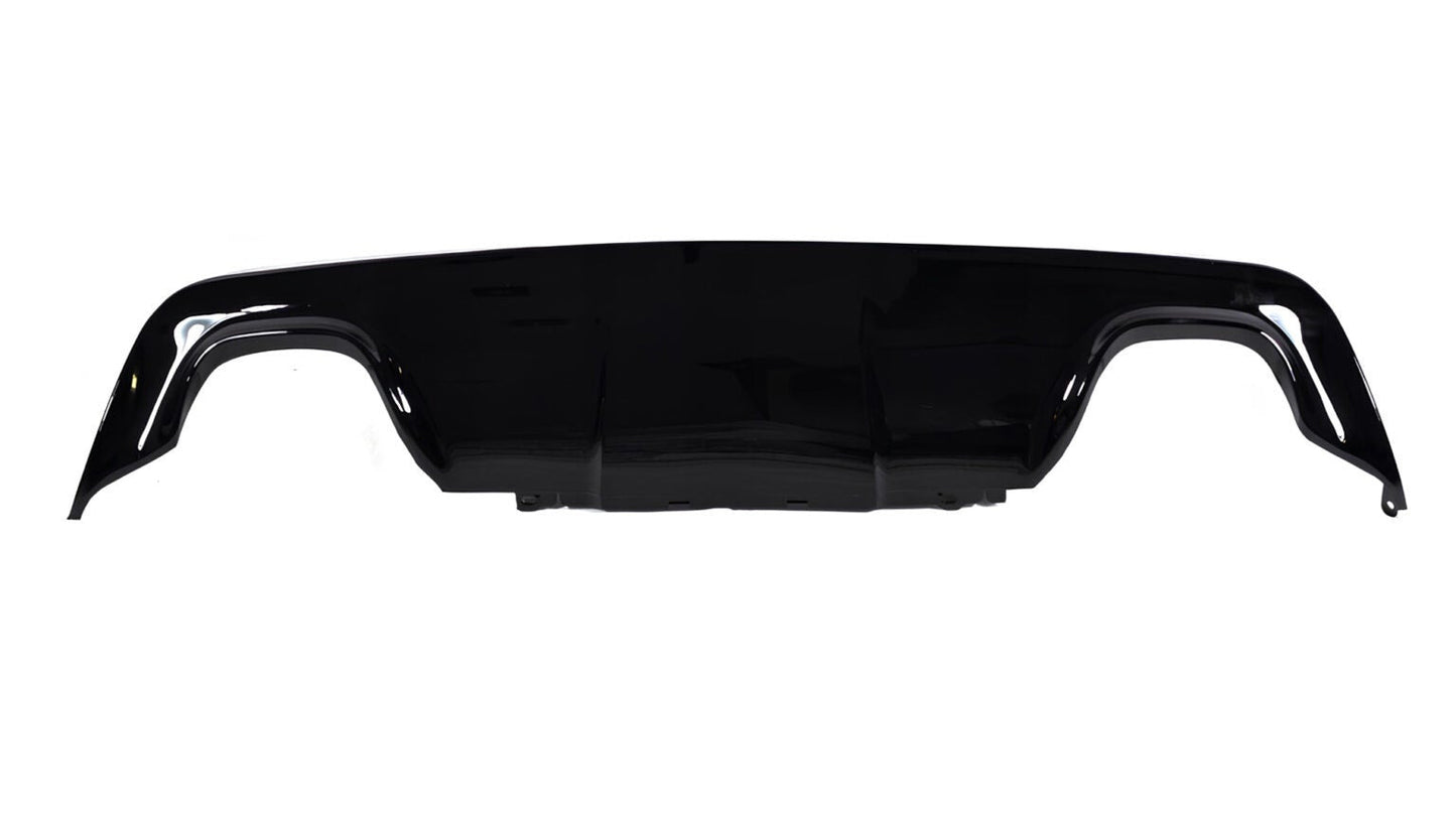 DYFUZOR SPOILER do BMW 5 E60 E61 CZARNY połysk na 4 wydechy 535 540 545 550 M5