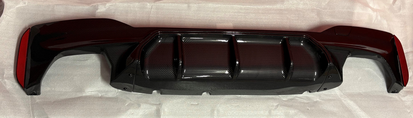 DYFUZOR SPOILER do BMW G30 G31 G38 M5 STYLE 4R CARBON LOOK