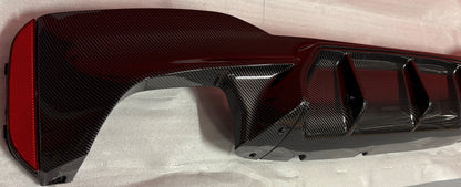 DYFUZOR SPOILER do BMW G30 G31 G38 M5 STYLE 4R CARBON LOOK
