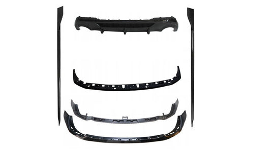 komplet dokładek BMW F40 1 czarny połysk przód tył progi ZESTAW 2019-2024