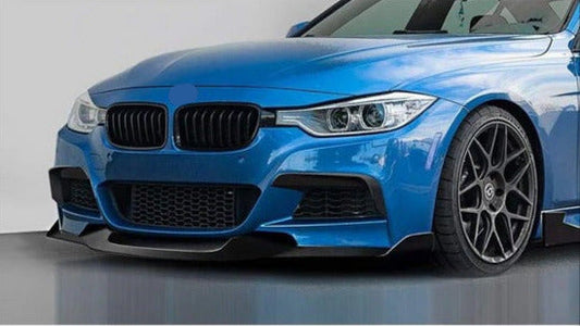 DOKŁADKA Splitter PRZÓD do BMW F30 F31 MAD STYLE czarny połysk