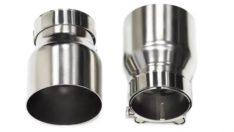 KOŃCÓWKA WYDECHU 70MM 95MM 120MM CZARNE STAL NIERDZEWNA surowa STALOWE do BMW M (Kopia)