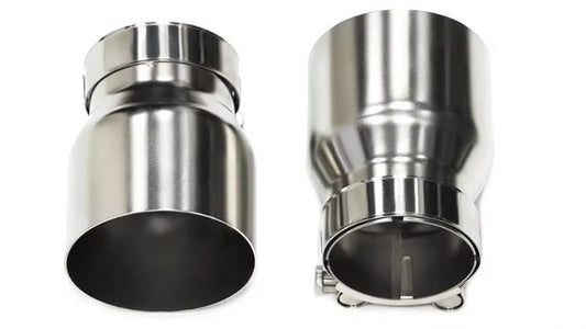 KOŃCÓWKA WYDECHU 70MM 95MM 120MM CZARNE STAL NIERDZEWNA surowa STALOWE do BMW M (Kopia)