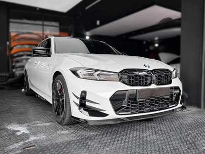 DOKŁADKI zderzaka canards PRZÓD BMW G20 G21 LCI LIFT 2021+ spoiler przedni
